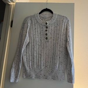 Madewell cream speckled sweater
